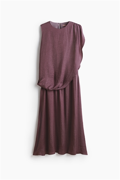 Платье из драпированного атласа артикул 1348864002