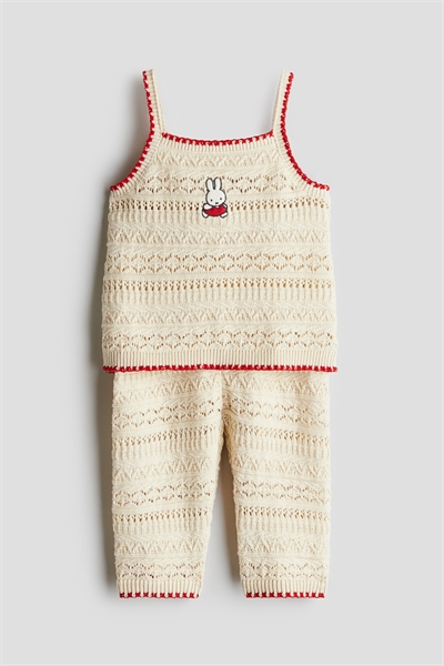 Комплект из двух частей с вязаным рисунком артикул 1276948001