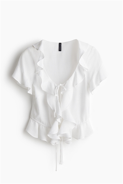 Блузка с воланами артикул 1271515001