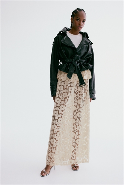 Кружевная юбка средней длины артикул 1333360001