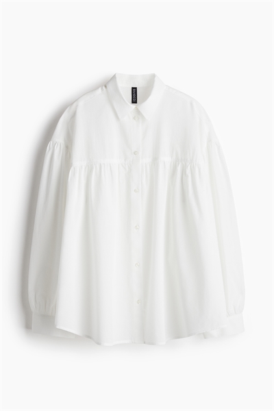 Хлопковая рубашка оверсайз артикул 1271517001