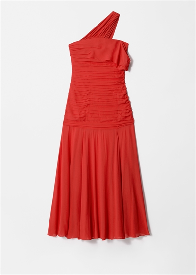 Шифоновое платье макси на одно плечо артикул 1281313001