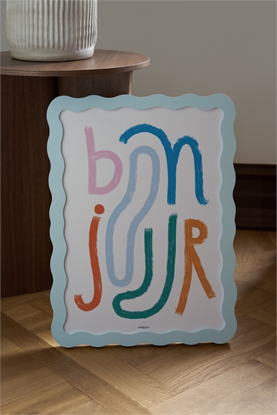 Волнистая деревянная рамка для фотографий артикул 1358018002