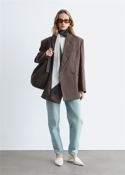 Двубортный шерстяной блейзер артикул 1323971001