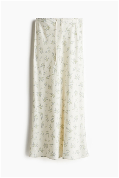 Атласная юбка на бретельках артикул 1268817005