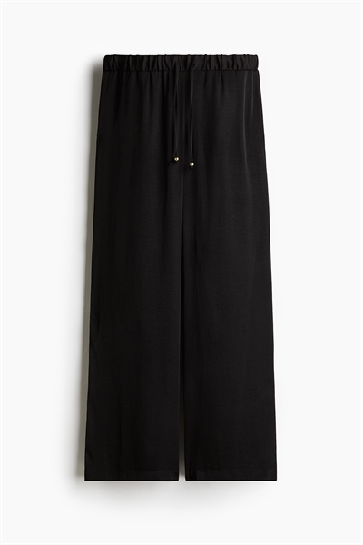 Широкие брюки на шнурке артикул 1262105001