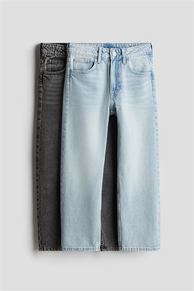 Широкие джинсы Loose Fit, 2 шт артикул 1118996009