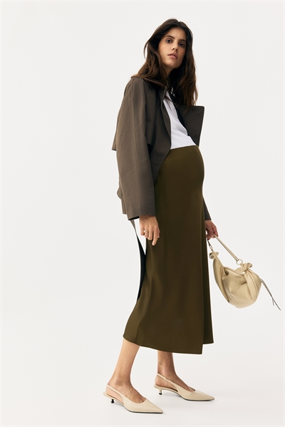 Юбка из атласа для беременных MAMA артикул 1296157004