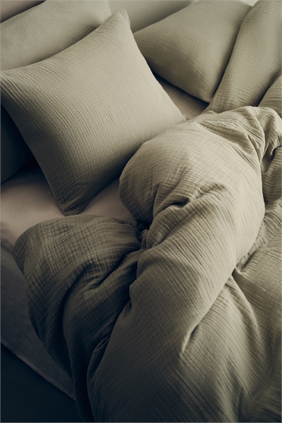 Муслиновое постельное белье для двуспальных/king-size кроватей артикул 0888322041