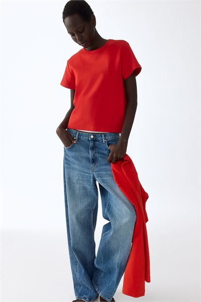 Хлопковая футболка артикул 1264833014