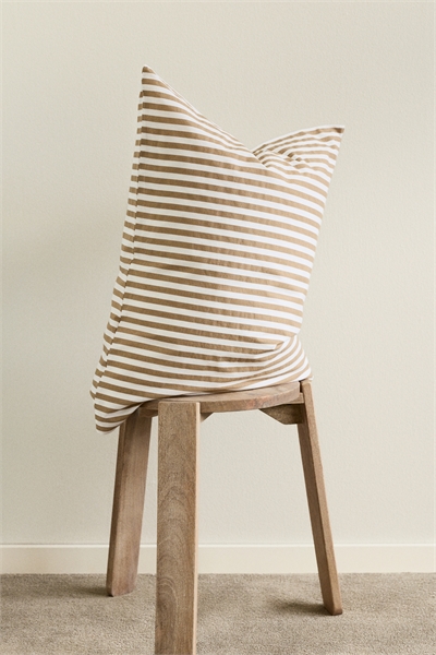 Полосатая хлопковая наволочка артикул 1304967004