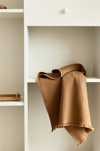 Вафельное банное полотенце артикул 1306958002