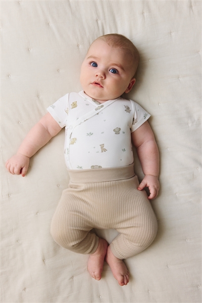 Хлопковые штанишки в рубчик, 3 шт артикул 1321282001