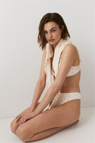 Трусы стринги из трикотажа пуантель, 2 штуки артикул 1314977002