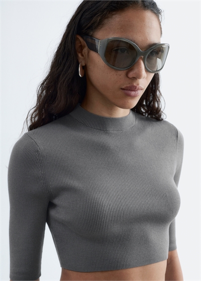 Укороченная футболка Slim-Fit артикул 1323761002