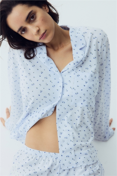 Пижама из вискозного бленда артикул 1294489004