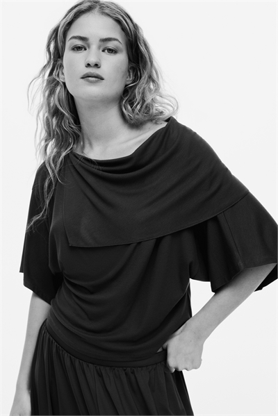 Топ из джерси с капюшоном артикул 1314277001