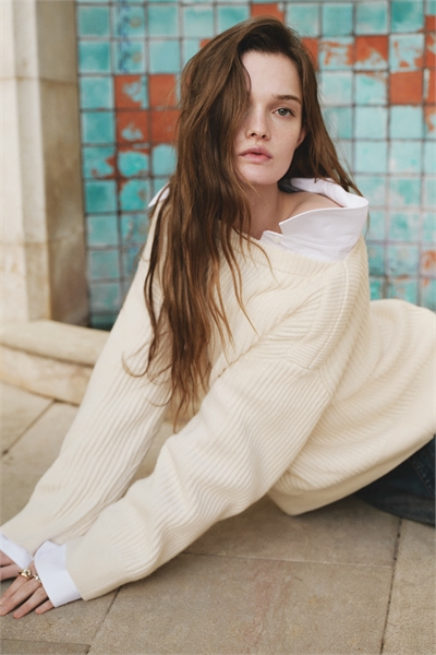 Свитер из шерстяной смеси большого размера артикул 1329976001