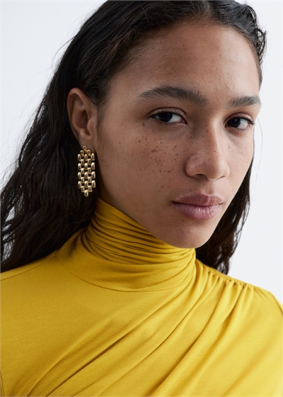 Серьги с цепочкой артикул 1333707001