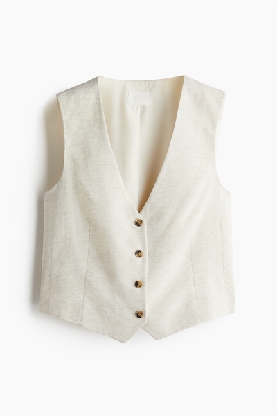 Приталенный костюмный жилет артикул 1268440002