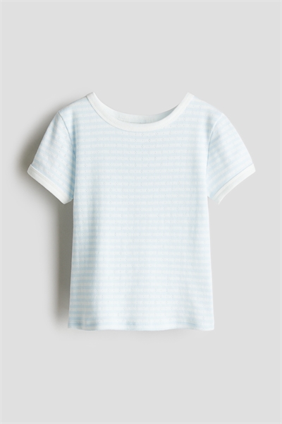 Топ из пуантельевого джерси с короткими рукавами артикул 1286158003