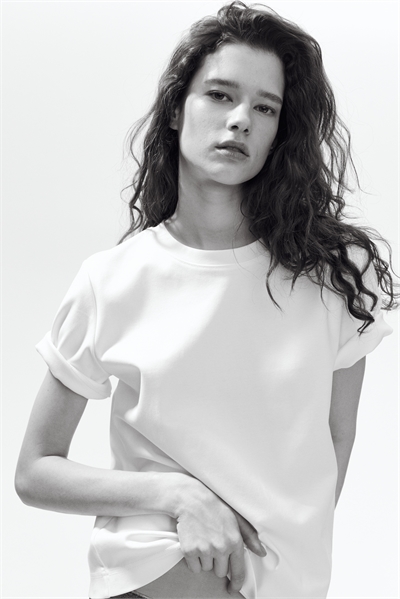 Футболка из хлопка пима артикул 1268756002