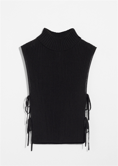 Полупрозрачный джемпер с воротником артикул 1237500001