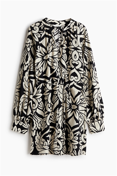 Платье-туника с поясом на завязках артикул 1278033001