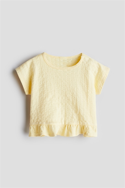 Топ с отделкой фрилом артикул 1282705004