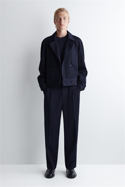 Двубортный пиджак из шерстяной ткани артикул 1294426001