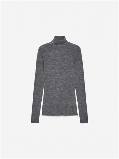 Топ из шерсти с рулонным вырезом артикул 1193912015