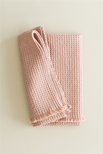 Вафельное банное полотенце артикул 1306958004