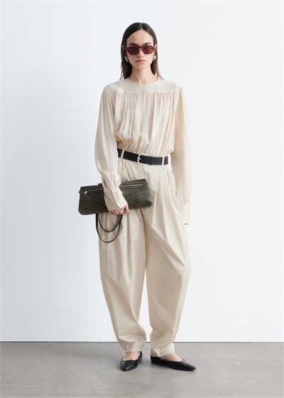 Брюки с заутюженными складками артикул 1339382001