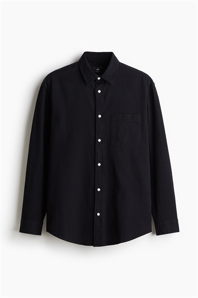 Рубашка свободного покроя из ситцевой ткани артикул 1265145002