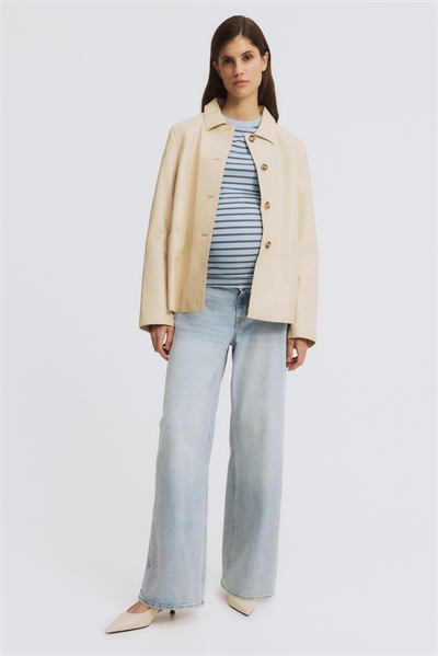 Футболка для беременных в рубчик MAMA артикул 1308190005