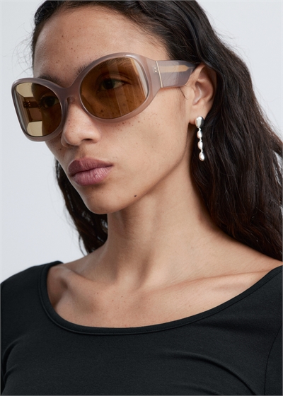 Серьги с подвесными бусинами артикул 1325173002