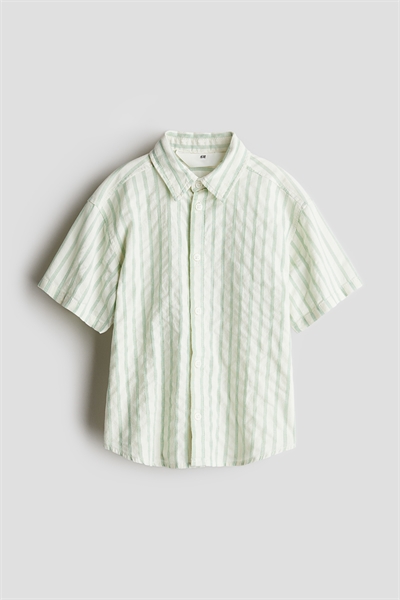 Рубашка из хлопкового ситцевого полотна артикул 1273948003