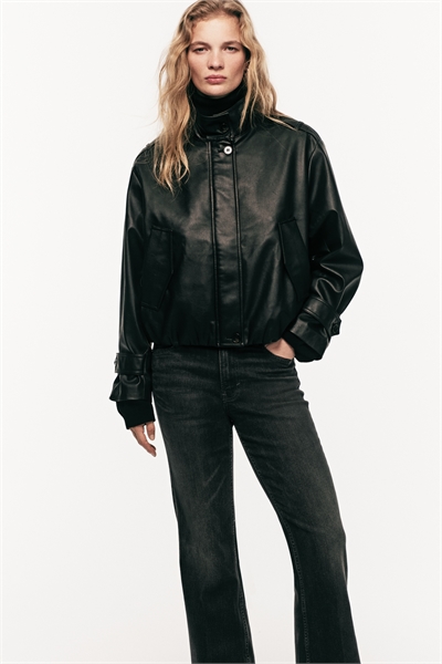 Расклешенные высокие джинсы артикул 1302894008