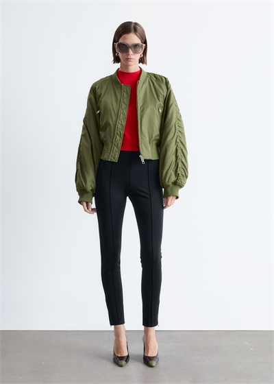 Леггинсы с заутюженными складками из джерси артикул 1324587001