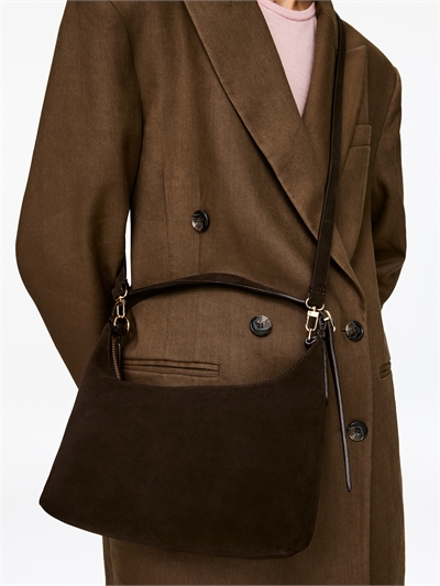 Замшевая сумка артикул 1229541009