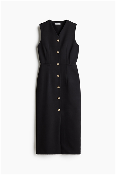 Приталенное платье на пуговицах артикул 1289401001