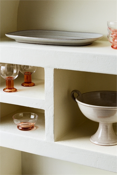 Набор из 2 стеклянных мисок, изготовленных методом выдувания из уст артикул 1308409002