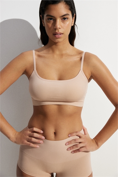 Бесшовный бюстгальтер с мягкой подкладкой артикул 1270374005