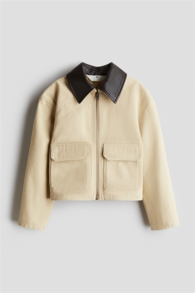 Куртка из хлопкового холста артикул 1260319001