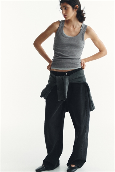 Майка в рубчик артикул 1257593003