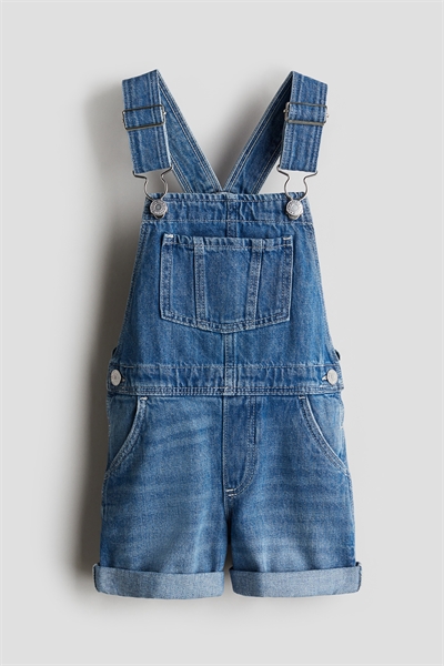 Джинсовые шорты-дунгари артикул 1213791006