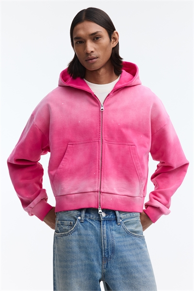 Худи с капюшоном и застежкой-молнией, свободный крой артикул 1336287001