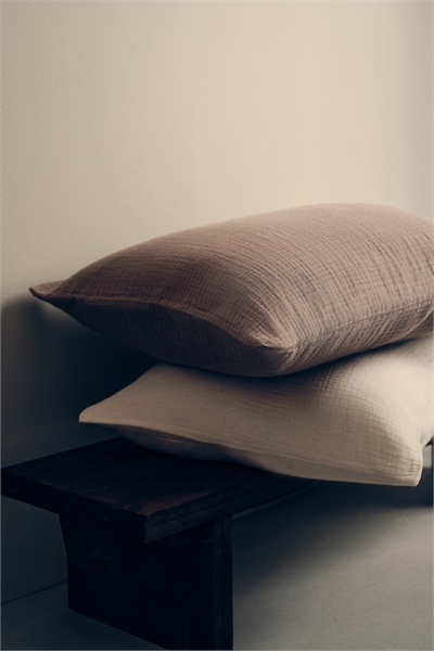 Наволочка из хлопкового муслина артикул 1200444012