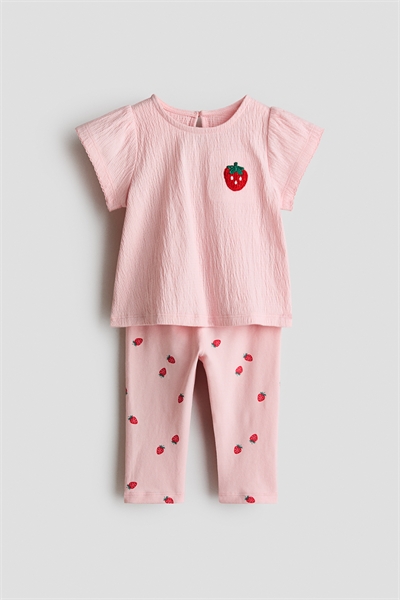 Комплект из 2 предметов: топ и леггинсы артикул 1320124002