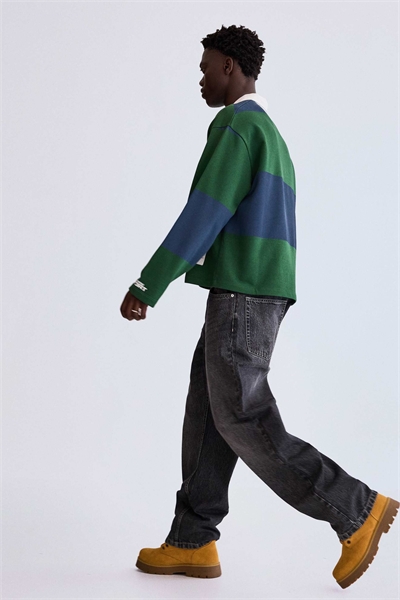 Джинсы-багги артикул 150677631